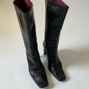 Charles David Leather Heeled Boots